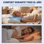 Almohada Cervical Viscoelástica Ergonómica